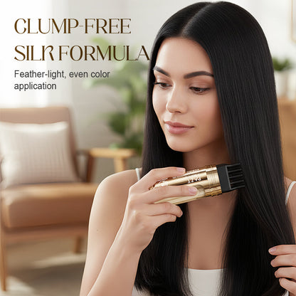 💇‍♀️✨ 2-in-1 Gray Hair Dye Comb—Perfectly even color every time!🎨