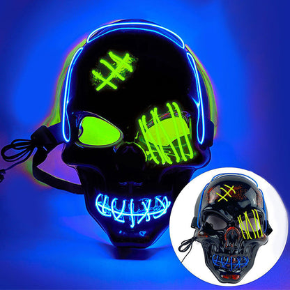 💀 LAST DAY SALE 50% OFF 🔥 Halloween LED Skull Mask -👏Most Popular in 2025!