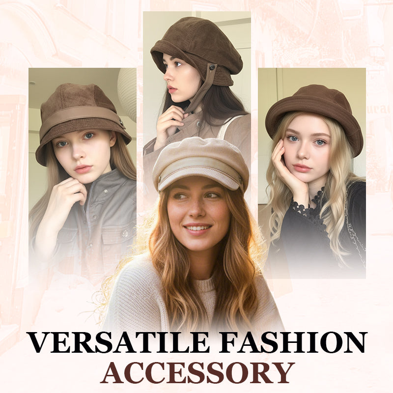 Retro Corduroy Bucket Hat