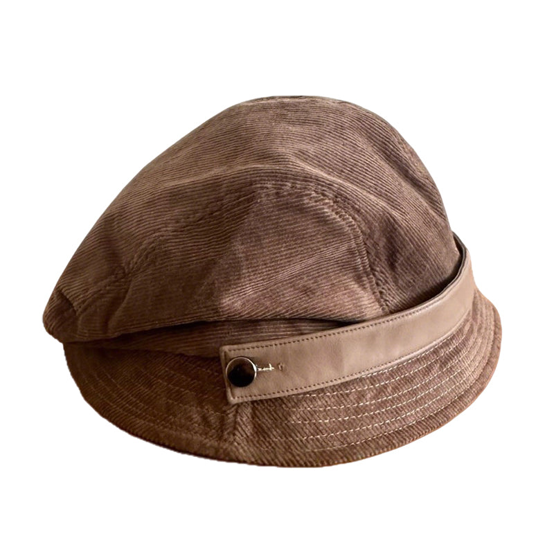 Retro Corduroy Bucket Hat
