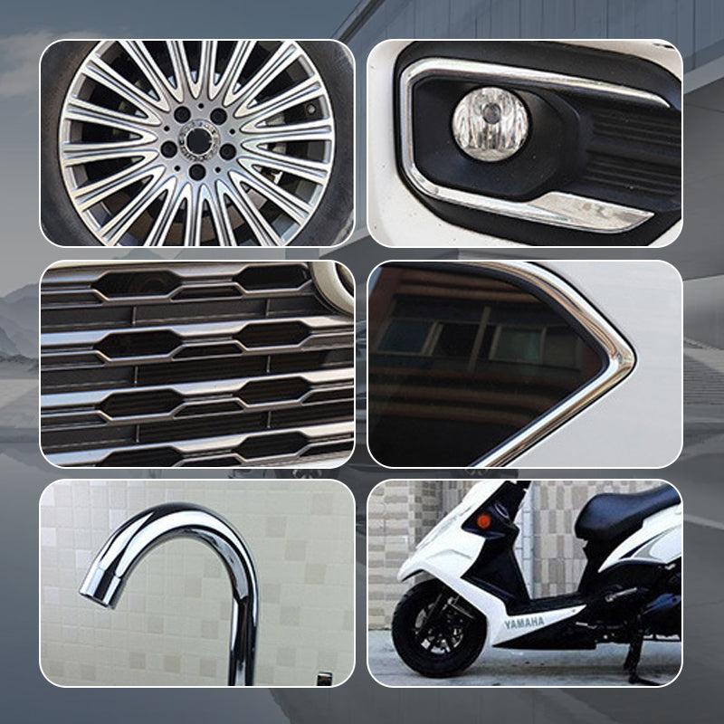 🚗 BUY 1 GET 1 FREE! ✨ Chrome Plated Car Repair Paste - Restores Bumpers/Handles, Weather-Resistant & Easy Application 🔧📦
