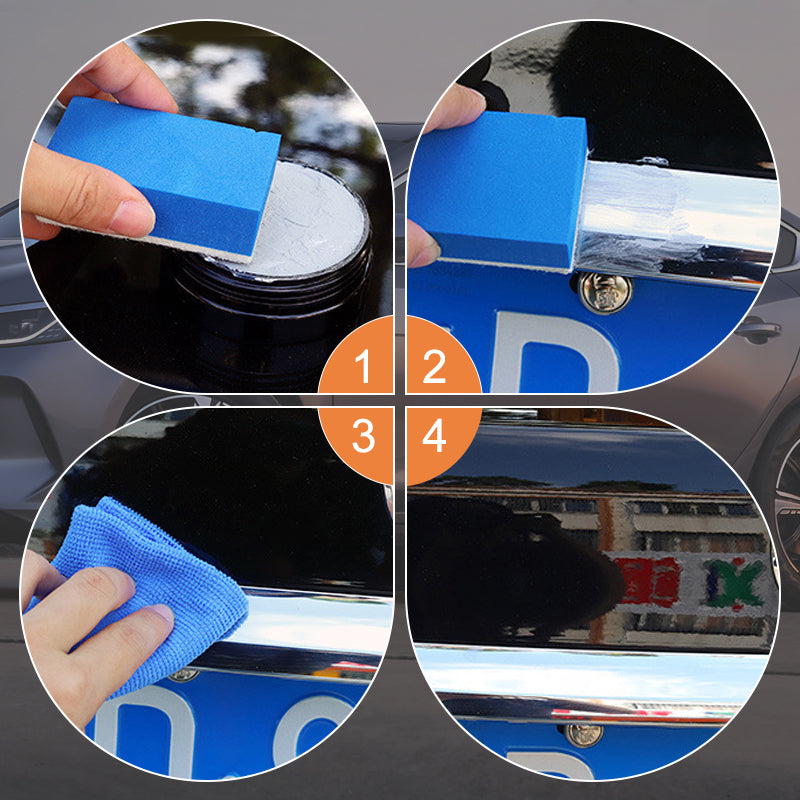 🚗 BUY 1 GET 1 FREE! ✨ Chrome Plated Car Repair Paste - Restores Bumpers/Handles, Weather-Resistant & Easy Application 🔧📦