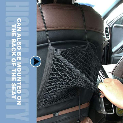 🚗 3‑Layer Universal Elastic Car Trunk Net Storage Bag | Heavy‑Duty Mesh Cargo Organizer
