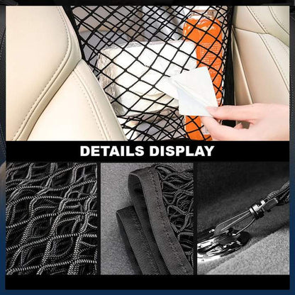 🚗 3‑Layer Universal Elastic Car Trunk Net Storage Bag | Heavy‑Duty Mesh Cargo Organizer