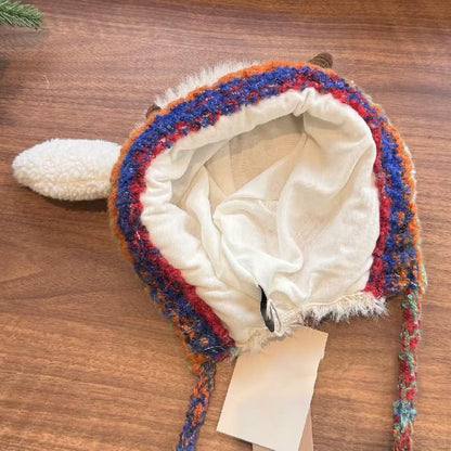 💖LAST DAY PROMOTION - 50%OFF 💖 Plush lamb-shaped hat and cute earmuffs