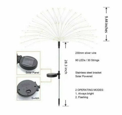 🔥💡 Waterproof Solar Garden Light – 7 Colours & Automatic Dusk Sensor Creates a magical atmosphere in your garden 🌟🌳