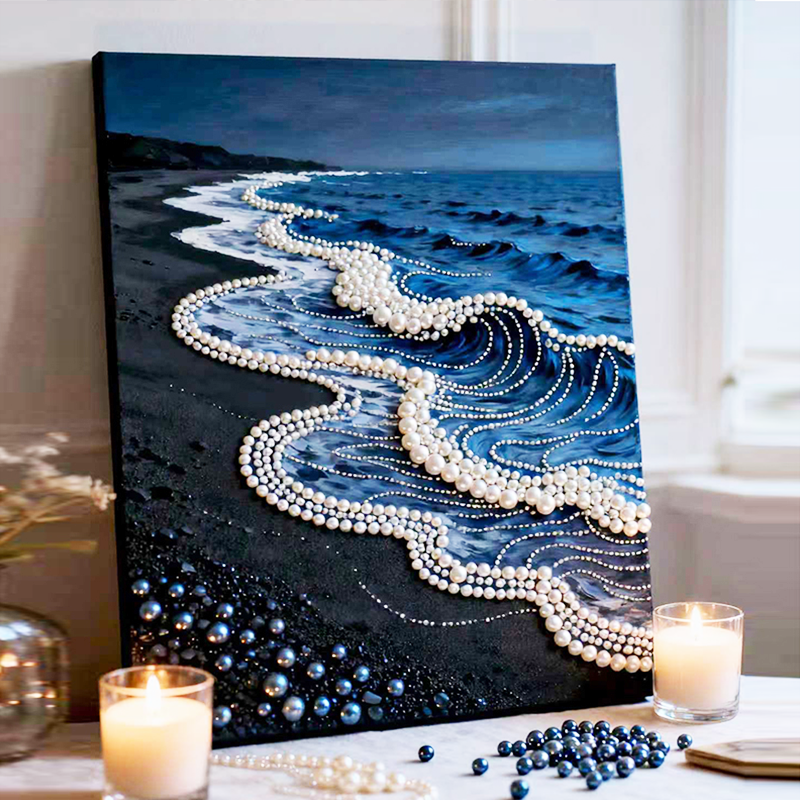 DIY 3D Plastic Pearl Painting Kit