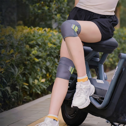 🔥 50% OFF! 🦵 ADJUSTABLE KNEE SUPPORT - 3-Heat Settings & Massage Function, Breathable Neoprene Material, Ideal for Sports and Daily Comfort 🌟🧴