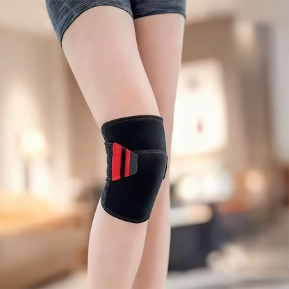 🔥 50% OFF! 🦵 ADJUSTABLE KNEE SUPPORT - 3-Heat Settings & Massage Function, Breathable Neoprene Material, Ideal for Sports and Daily Comfort 🌟🧴