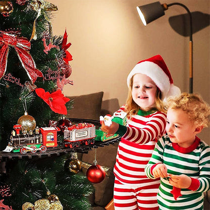 [Beste cadeau voor kinderen] Elektrische Kersttrein Speelgoedset
