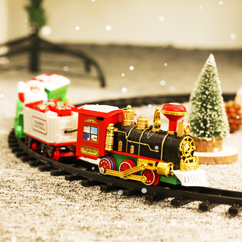 [Beste cadeau voor kinderen] Elektrische Kersttrein Speelgoedset