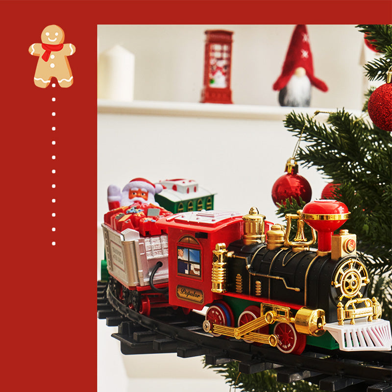 [Beste cadeau voor kinderen] Elektrische Kersttrein Speelgoedset