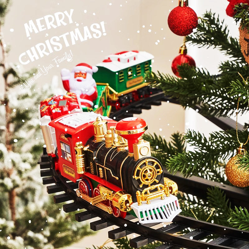 [Beste cadeau voor kinderen] Elektrische Kersttrein Speelgoedset