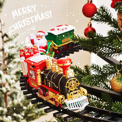 [Beste cadeau voor kinderen] Elektrische Kersttrein Speelgoedset