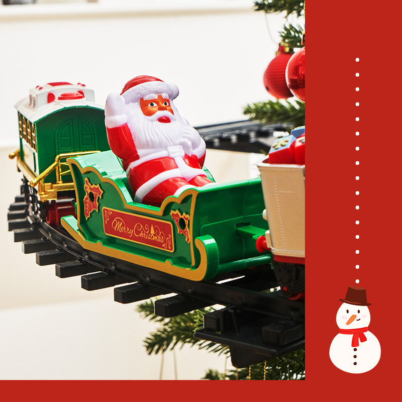 [Beste cadeau voor kinderen] Elektrische Kersttrein Speelgoedset
