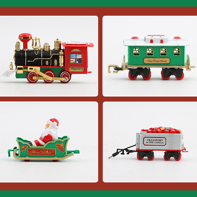 [Beste cadeau voor kinderen] Elektrische Kersttrein Speelgoedset