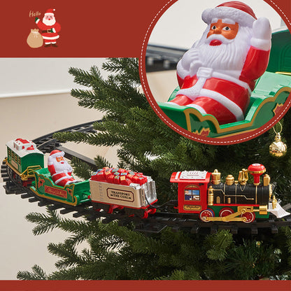 [Beste cadeau voor kinderen] Elektrische Kersttrein Speelgoedset