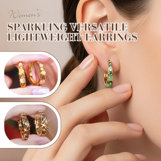 Women's Sparkling Versatile Lightweight Earrings