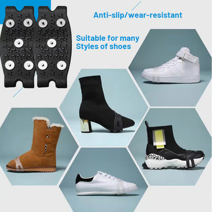 🥾 5-Claw Anti-Skid Outdoor Gripper Shoe Covers