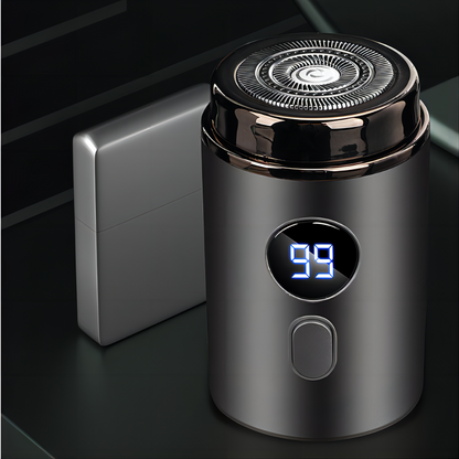 Men’s Powerful Mini Electric Shaver with Digital Display