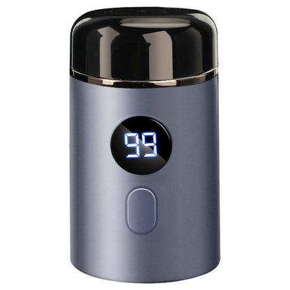 Men’s Powerful Mini Electric Shaver with Digital Display