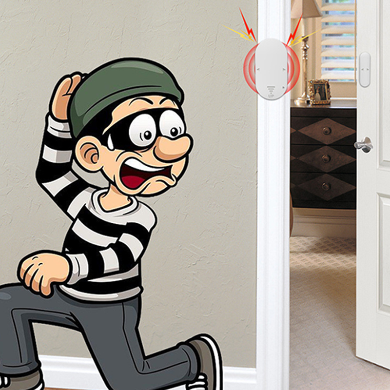 Versatile 5-Mode Alarm 🛡️: Loud Siren, Gentle Chime & Door Reminder for Any Entry Point.