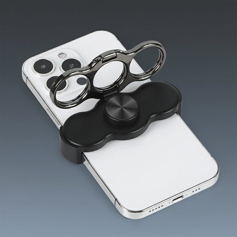 🥳2026 HOT SALE🥳💞50K+ SOLD!💥🆘Dual-Ring Three-Finger Back Clip Holder🎒✨