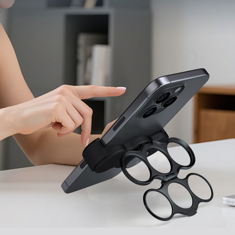 🥳2026 HOT SALE🥳💞50K+ SOLD!💥🆘Dual-Ring Three-Finger Back Clip Holder🎒✨