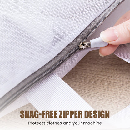 ⏰🎁Portable Mesh Laundry Bags with Handle