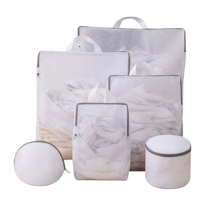 ⏰🎁Portable Mesh Laundry Bags with Handle