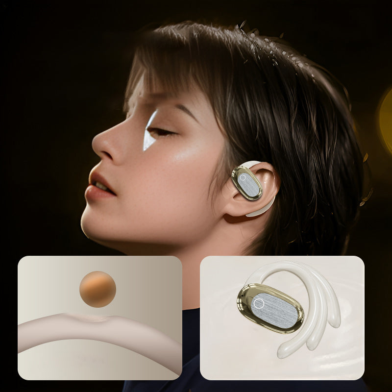 Wireless Open Ear Headphones with LED Display