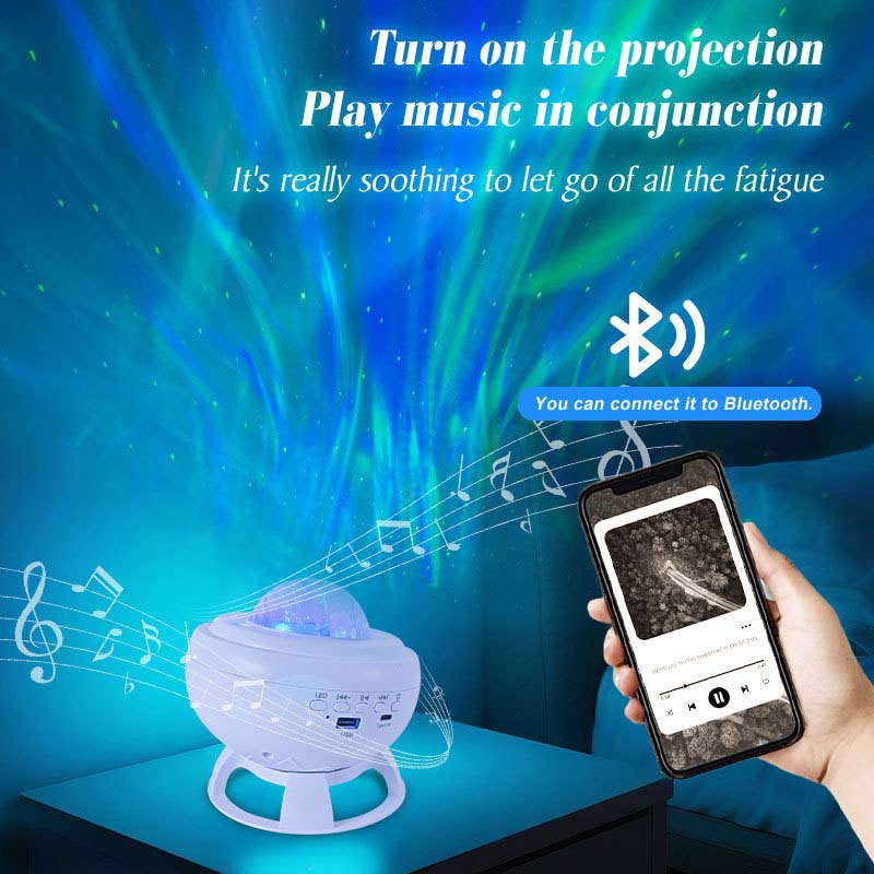 🥳2026 HOT SALE🥳💞50K+ SOLD!🌌🔊 50% OFF! Starry Sky Projection Speaker – Soothing lights & sound. Easy remote, long battery. A peaceful bedtime companion. 😴💤