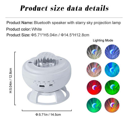 🥳2026 HOT SALE🥳💞50K+ SOLD!🌌🔊 50% OFF! Starry Sky Projection Speaker – Soothing lights & sound. Easy remote, long battery. A peaceful bedtime companion. 😴💤