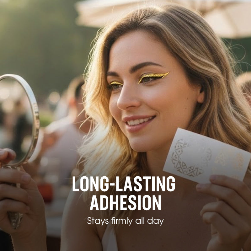 Long-Lasting Gilded Eye Makeup Stickers