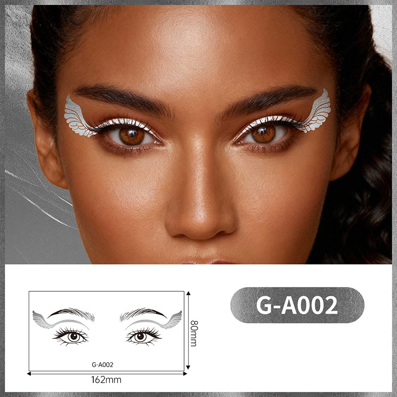 Long-Lasting Gilded Eye Makeup Stickers