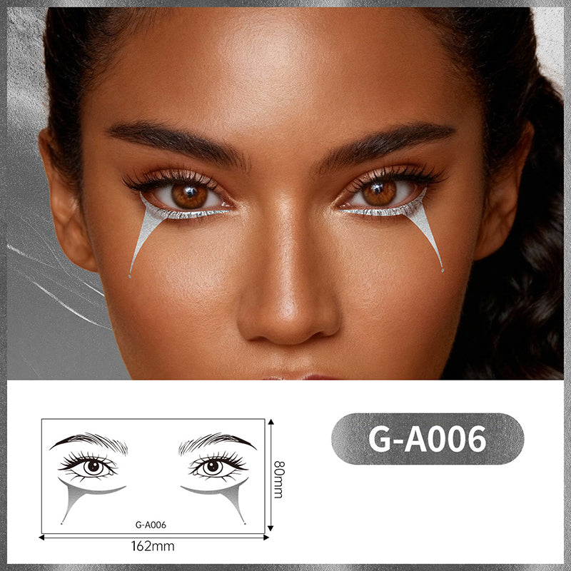 Long-Lasting Gilded Eye Makeup Stickers