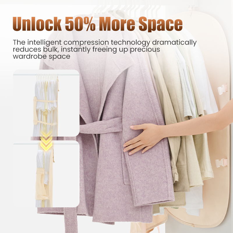 Dust-Proof Compression Clothing Cover for Wardrobes