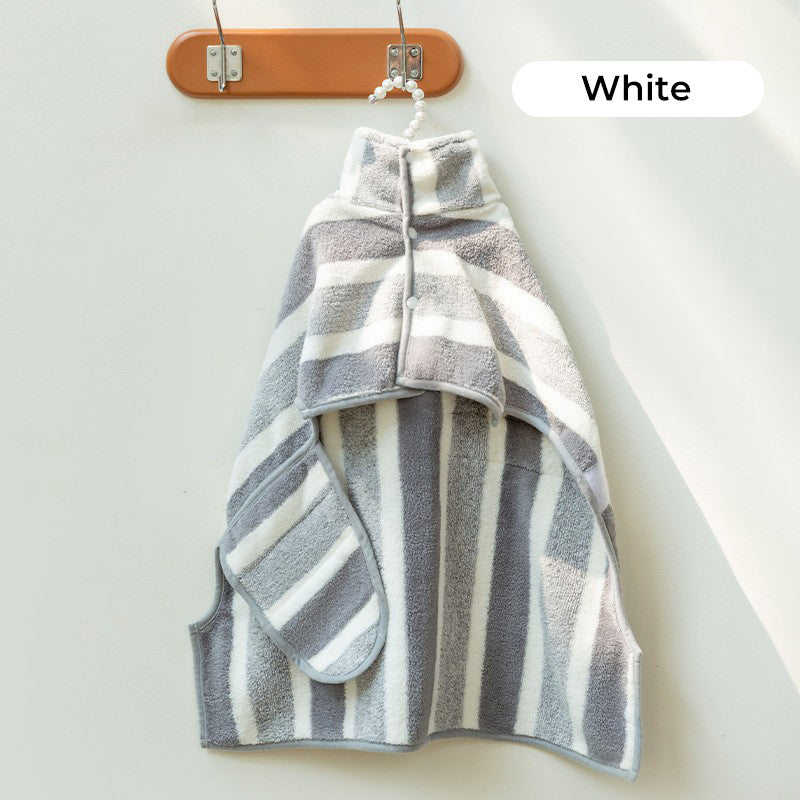 Soft Absorbent and Quick-Drying Dog Bathrobe