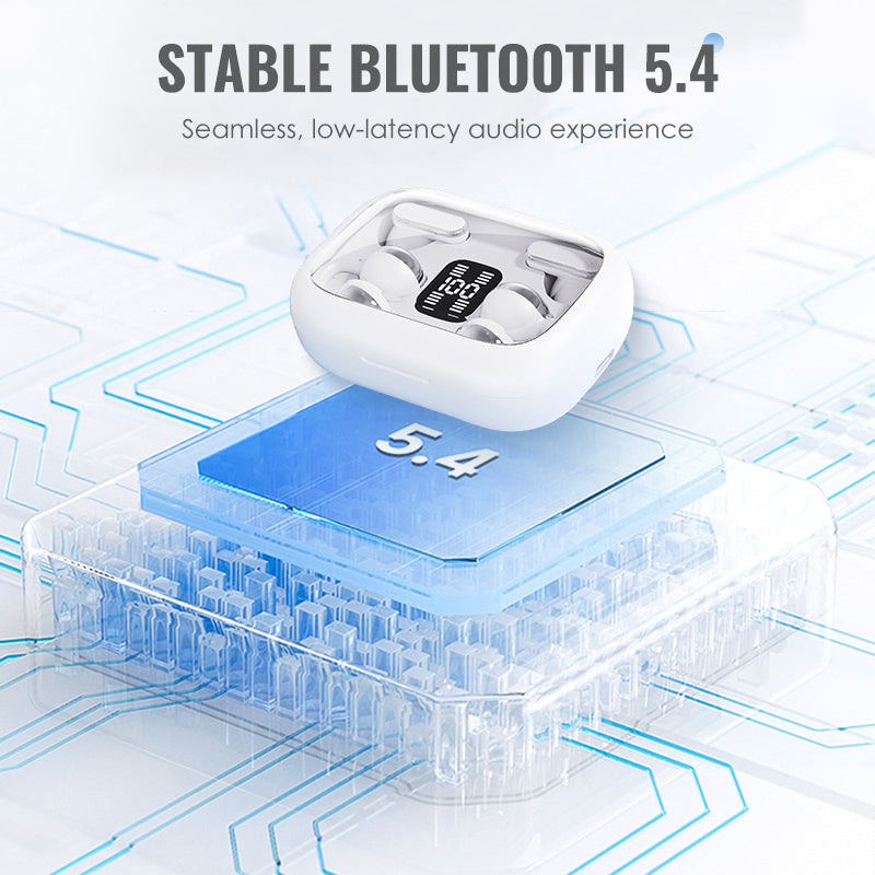 🎅New Year Gifts🎁4-in-1 Wireless Earbuds with LED Case