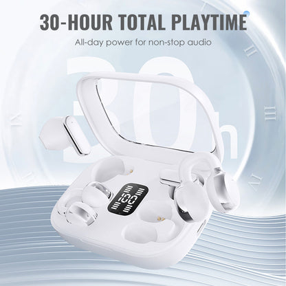 🎅New Year Gifts🎁4-in-1 Wireless Earbuds with LED Case