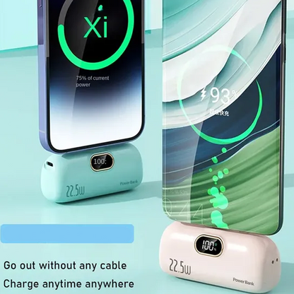 ⏰Limited Offer 50% OFF!🔥5000mAh Mini Power Bank– Ultra-Portable & Universally Compatible🔋📱