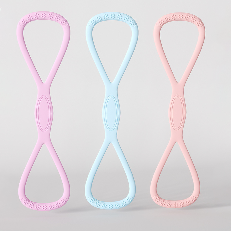 Fitness resistance band with handles