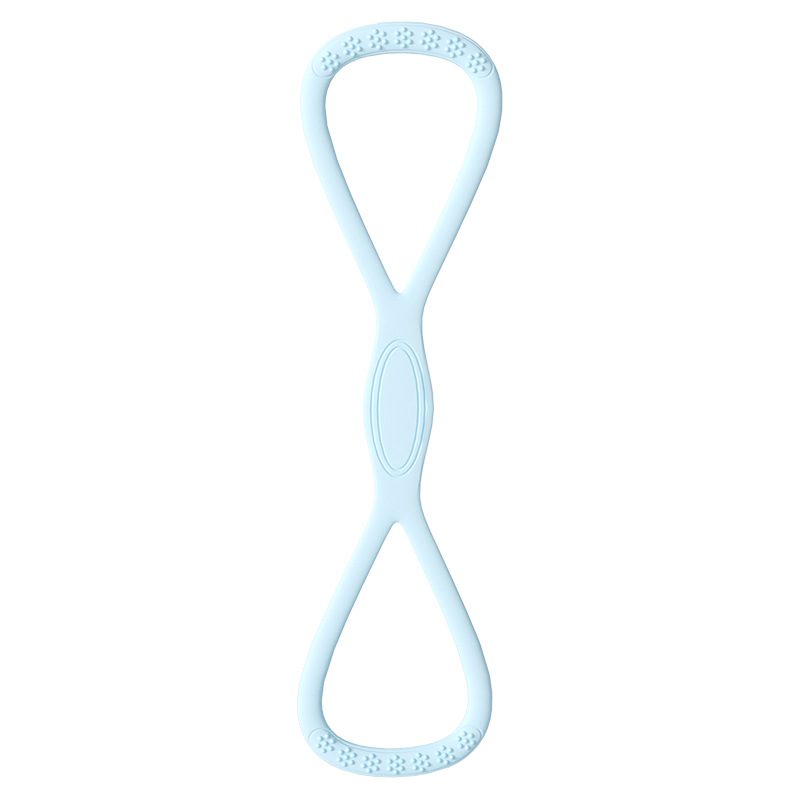 Fitness resistance band with handles