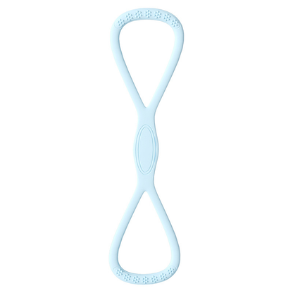 Fitness resistance band with handles