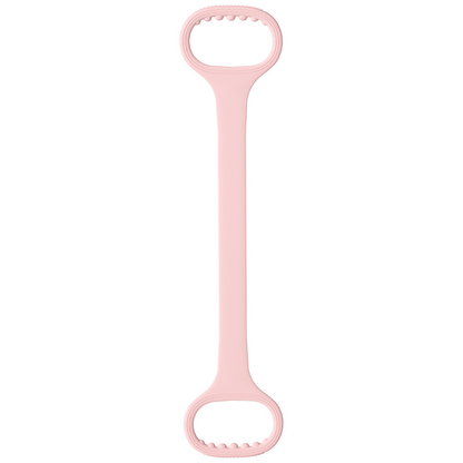 Fitness resistance band with handles