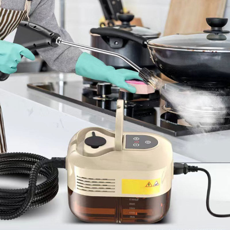 🧼 50% OFF NOW! 💨 Handheld Steam Cleaner – 105°C High Temp, 6-Level Adjustable Steam & 9 Accessories 🚿