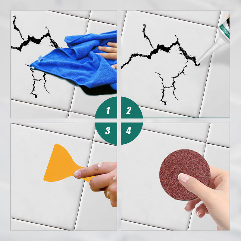 ⚡Quick-drying Tile & Marble Repair Paste