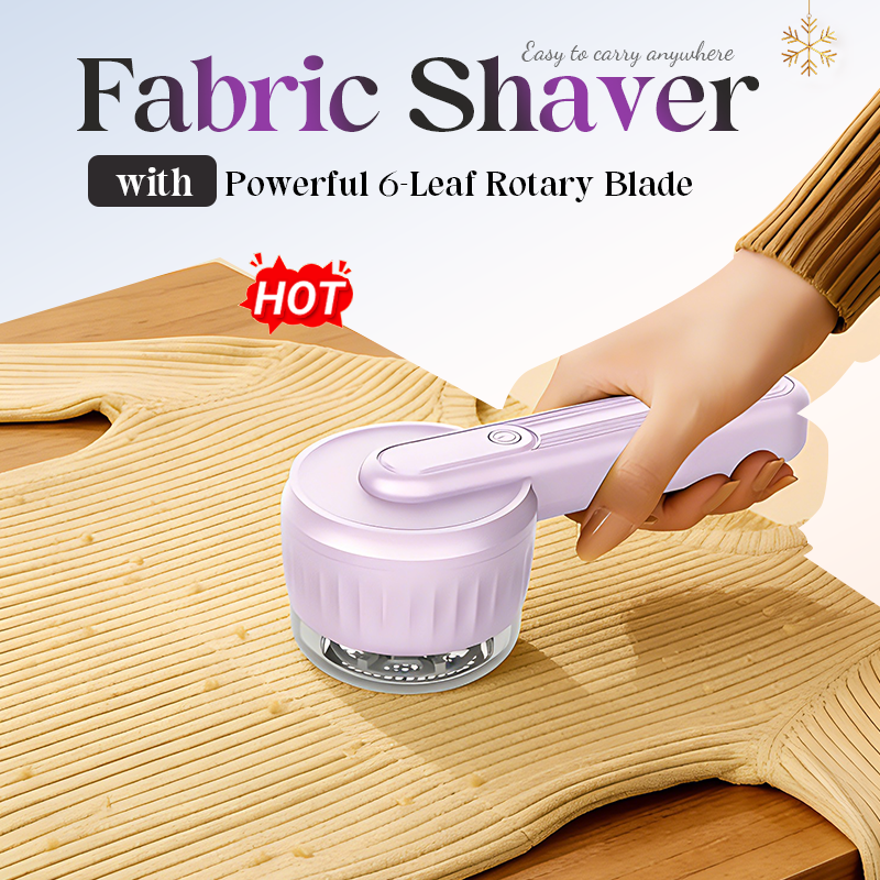 💫 “Six-Blade Cyclone” Powerful Fabric Lint Remover