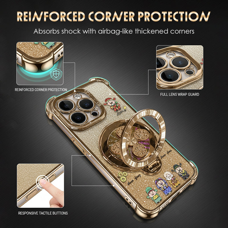 God of Wealth Case with Ring Stand