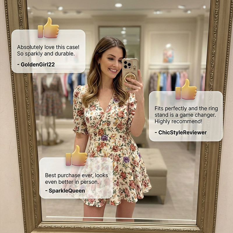 God of Wealth Case with Ring Stand